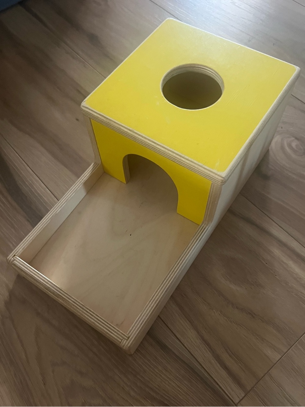 Lovevery Ball Drop Box from Inspector 7-8 Month Play Kit